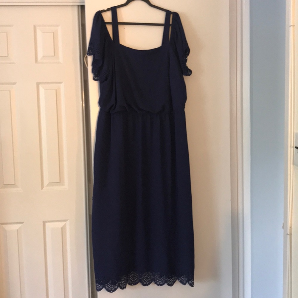 Off the shoulder maxi dress